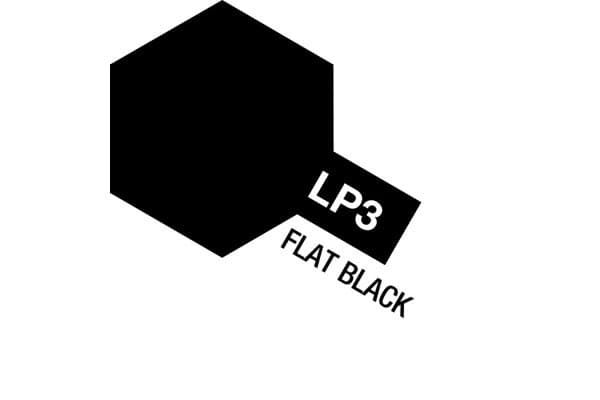 Tamiya Lacquer Paint LP-3 Flat Black