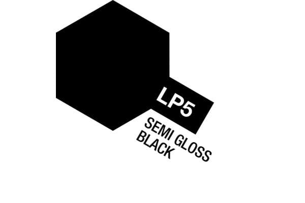 Tamiya Lacquer Paint LP-5 Semi Gloss Black