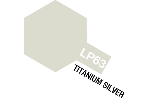 Tamiya Lacquer Paint LP-63 Titanium Silver