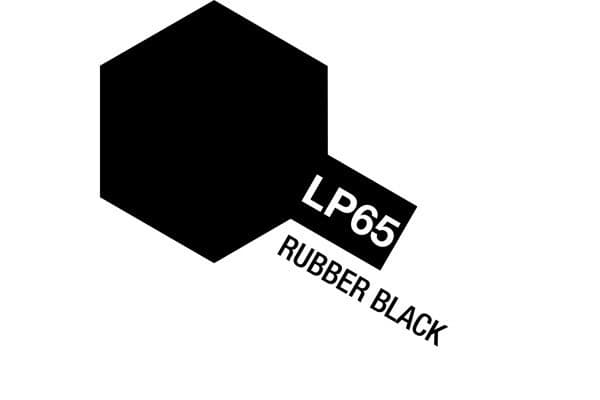 Tamiya Lacquer Paint LP-65 Rubber Black