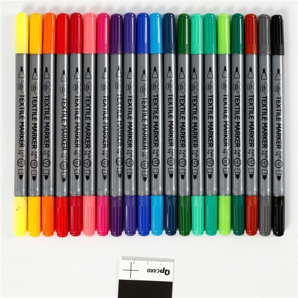 Colortime Textiltusch, standardfärger