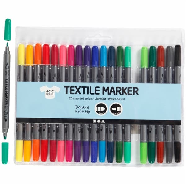 Colortime Textiltusch, standardfärger