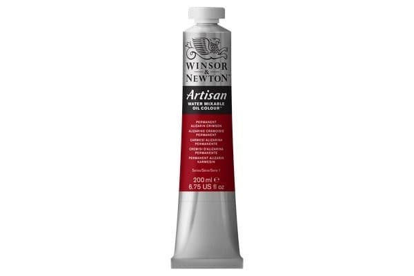 WINSOR Artisan water mix oil 200ml perm alizarin crim 468