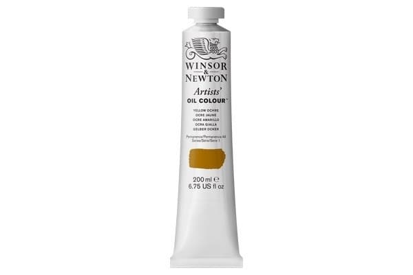 WINSOR Artists oil colour 200ml yellow ochre 744