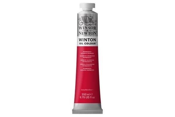 WINSOR Winton oil 200ml permanent alizarin crimson 468