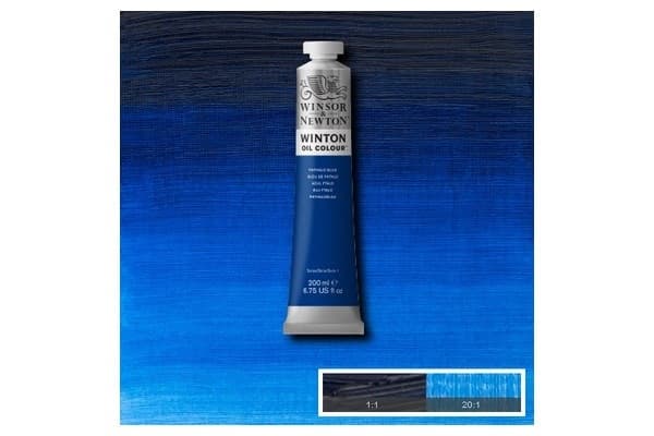 WINSOR Winton oil 200ml phthalo blue 516