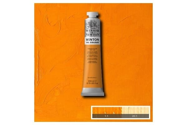 WINTON OIL COL 200 ml Cad gul dyp fargetone (46) 115