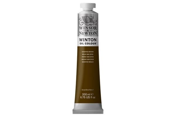 Winton Oil Col 200 ml (41) Vandyke Brown 676