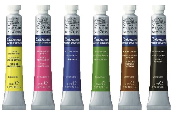 Cotman Water Colour Tubset 6x8 ml