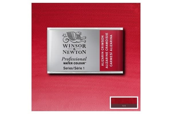 WINSOR Watercolour proff pan Aliz Crimson