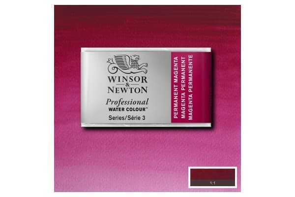WINSOR Watercolour proff pan Perm Magenta 489