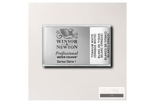 WINSOR Watercolour proff pan Titanium White 644