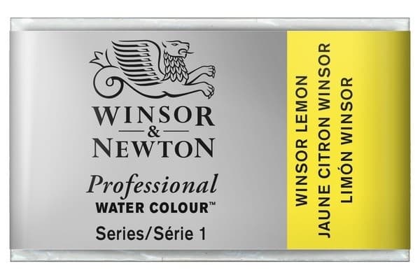 Winsor Prof Water Colour Pan/W Lemon 722