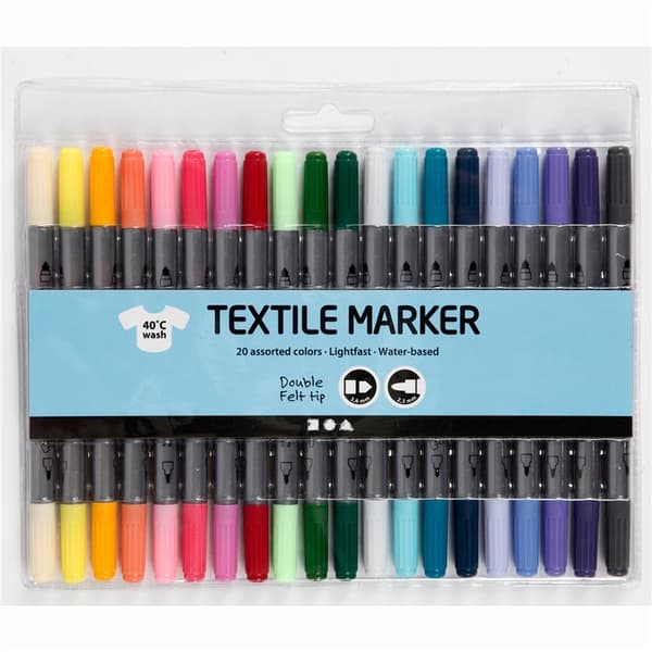 Colortime Tekstilblekk, komplementærfarger
