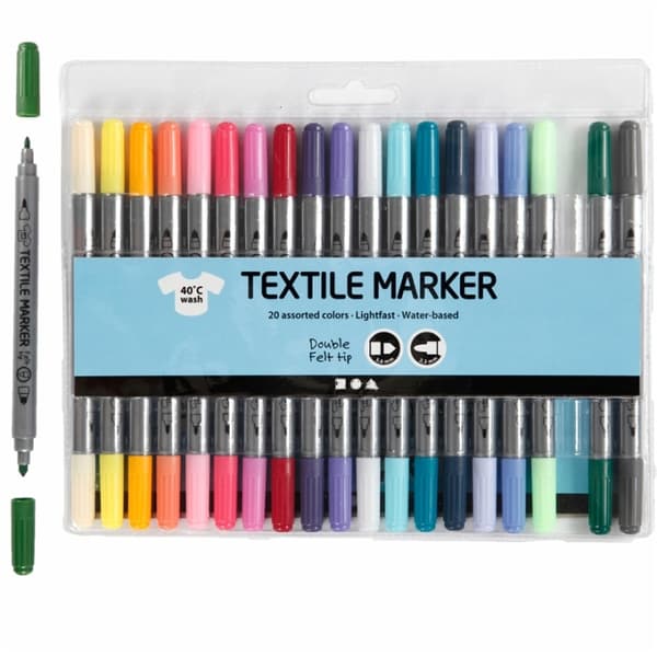 Colortime Tekstilblekk, komplementærfarger
