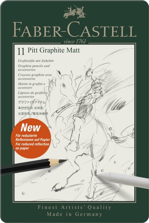 Faber-Castell Set Pitt Grafit Matt tenn (11 st) (115220)
