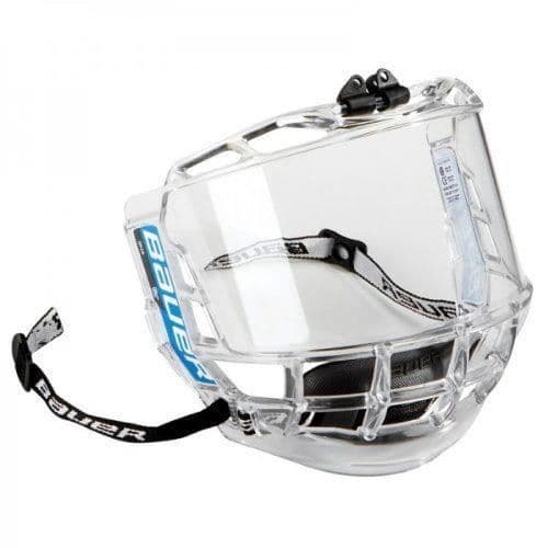 Bauer Helmsvisir för ishockeyhjälm Concept III, för vuxna Transparent One size - 1041010