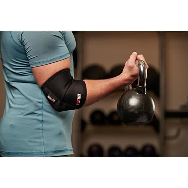RockTape Assassins Compression Armbågsskydd - Svart - M - Fitness - Bodybuilding - Tyngdlyftning