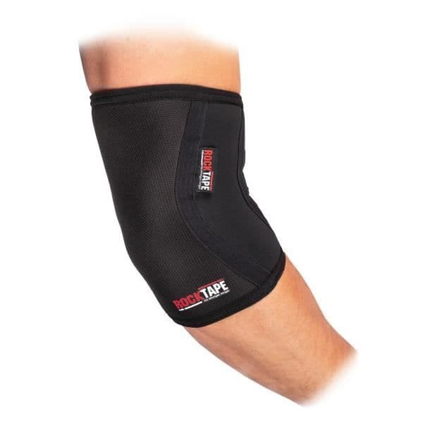 RockTape Assassins Compression Armbågsskydd - Svart - M - Fitness - Bodybuilding - Tyngdlyftning