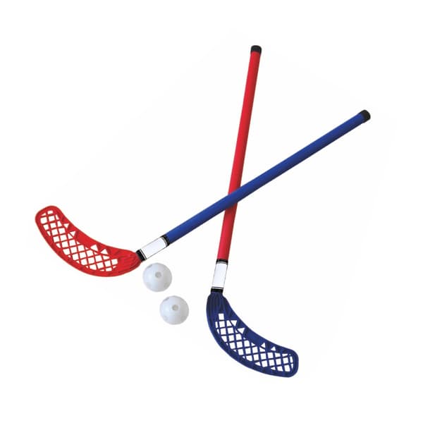 Floorballsæt MASTER Junior 2 stave - 2 bolde