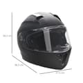 Miniatyrbild 3 av 4: Motorcykelhjälm, Dubbel Visir, CE R22.05 Certifierad