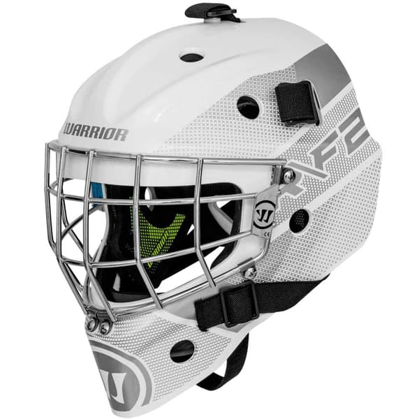 Warrior Ungdoms Ishockey Målmandsmaske F2e Certified Square Bar Grå