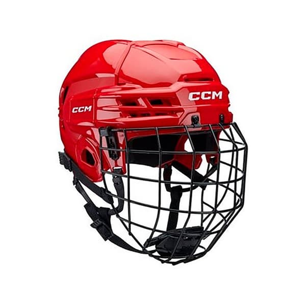Ccm Ishockeyhjälm Combo Ht70c Tac Röd S
