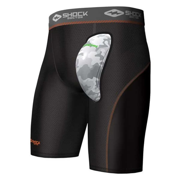 Shock Doctor Kompressionskort Med Lyskebeskytter Aircore  XL