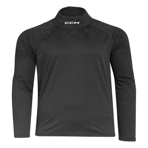 Ccm Pitkähihainen Paita Jossa Compression-kaulus Musta S