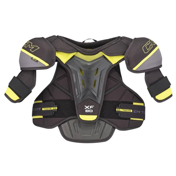 Ccm Tacks Xf80 Junior Ishockey Skulderpude Grå L