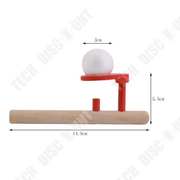TD® Ball Suspension Game - Wooden Blower - Pedagogiskt spel för barn över 3 år