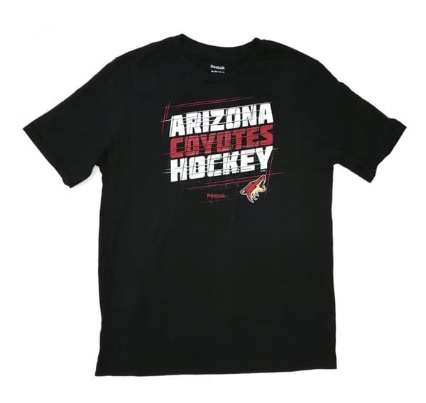 Reebok Phoenix Coyotes T Shirt Phoenix Coyotes Black Reebok Shirt