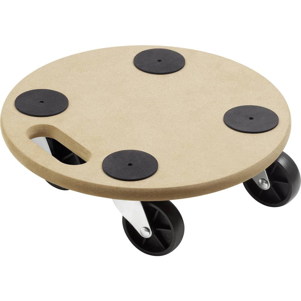 Meister Werkzeuge 0821350 Transportvagn Trä Last (max.): 150 kg 350 mm x 350 mm x 100 mm Antal länkhjul 4