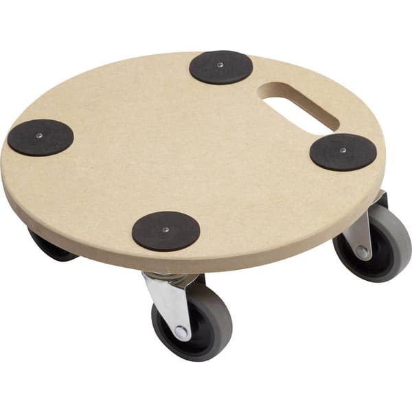 Meister Werkzeuge 0821360 Transportvagn Trä Last (max.): 150 kg 350 mm x 350 mm x 100 mm Antal länkhjul 4