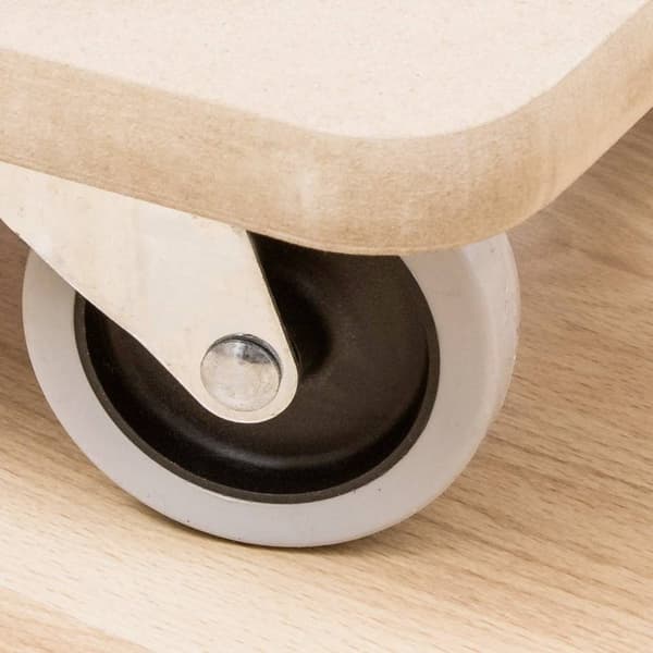 Meister Werkzeuge 0821300 Plattformsvagn MDF Last (max.): 200 kg 110 mm Antal länkhjul 4