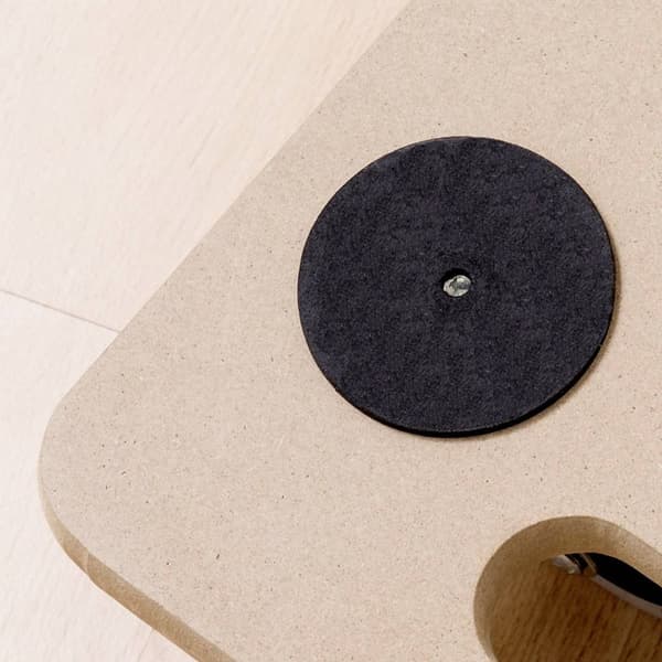 Meister Werkzeuge 0821300 Plattformsvagn MDF Last (max.): 200 kg 110 mm Antal länkhjul 4