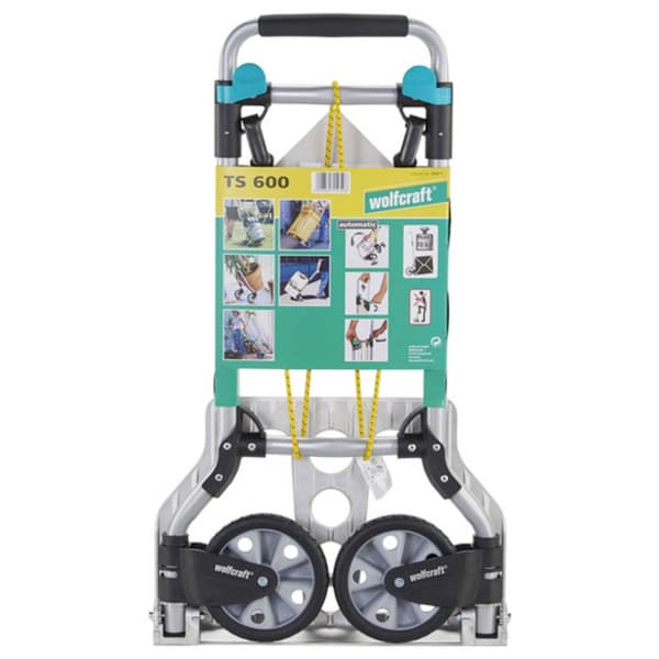 Wolfcraft TS 600 5505000 Säckkärra hoppfällbar Pressgjuten aluminium Last (max.): 70 kg