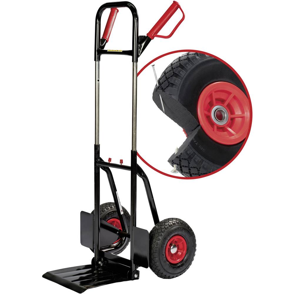 pro-bau-tec® 10540 Säckkärra hoppfällbar Stål Last (max.): 200 kg
