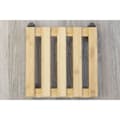 Miniatyrbild 3 av 4: Metafranc WU0825340 Växtrulle Bambu Last (max.): 60 kg 300 mm x 300 mm x 74 mm Antal länkhjul 4