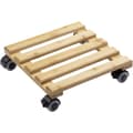 Miniatyrbild 1 av 4: Metafranc WU0825340 Växtrulle Bambu Last (max.): 60 kg 300 mm x 300 mm x 74 mm Antal länkhjul 4