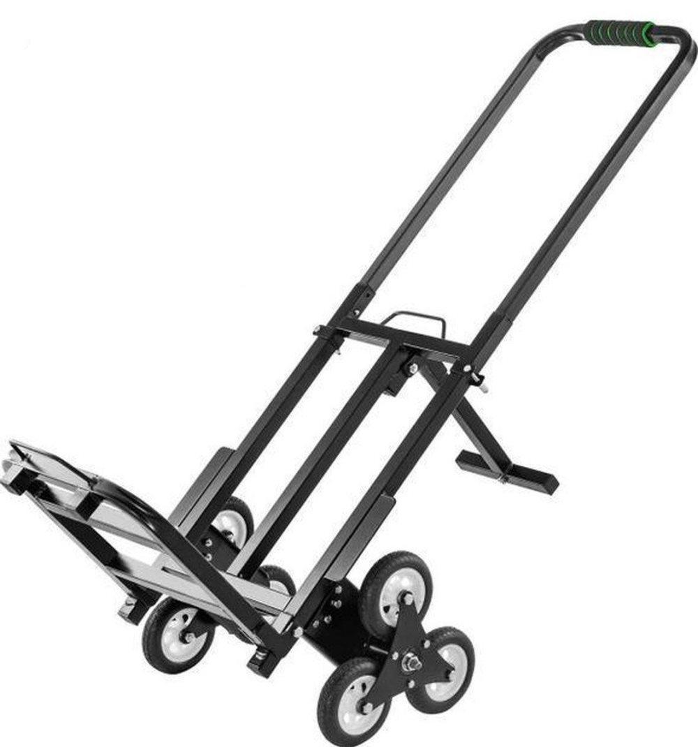 Hopfällbar trappvagn | Max 149 kg | Vagn i rostfritt stål