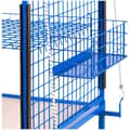 Miniatyrbild 3 av 7: MSW Verkstadsvagn - För karosseridelar - 60 x 90 x 202 cm - 220 kg