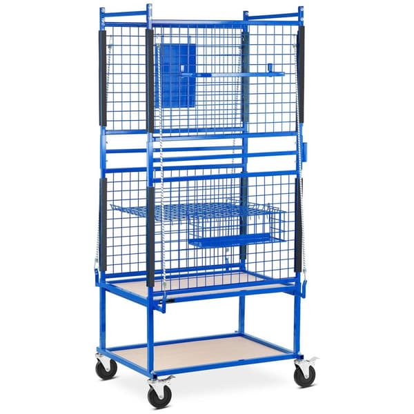 MSW Verkstadsvagn - För karosseridelar - 60 x 90 x 202 cm - 220 kg