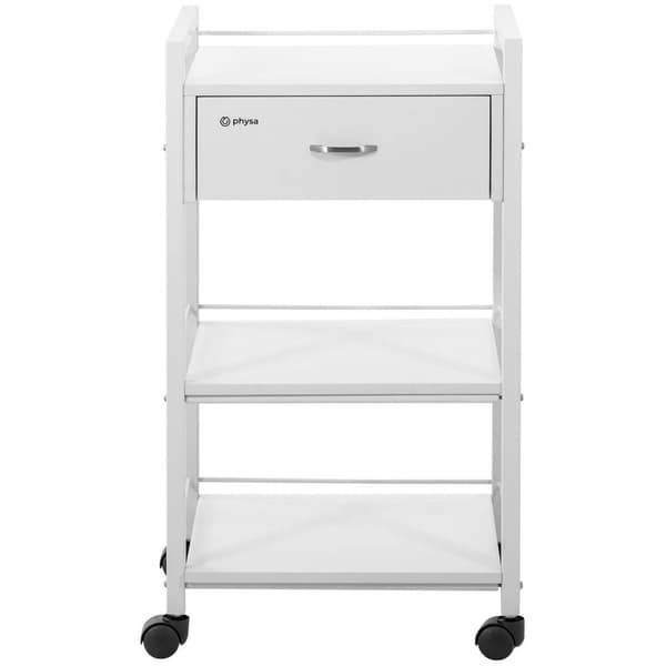 Physa Klinikbord - 1 låda - 2 hyllor - 47.5 x 40 x 85.5 cm