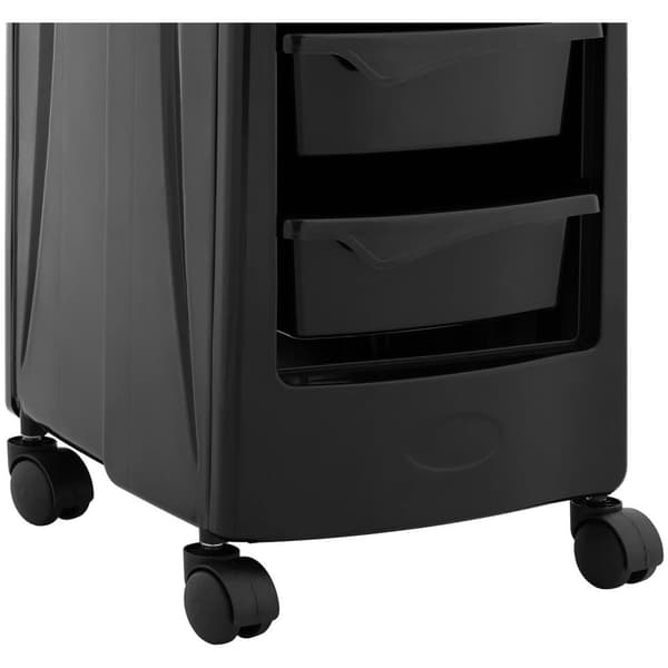 Physa Arbetsvagn för frisör - 10 kg - 5 lådor - hårtorkshållare - 485 x 380 mm avlastningsyta