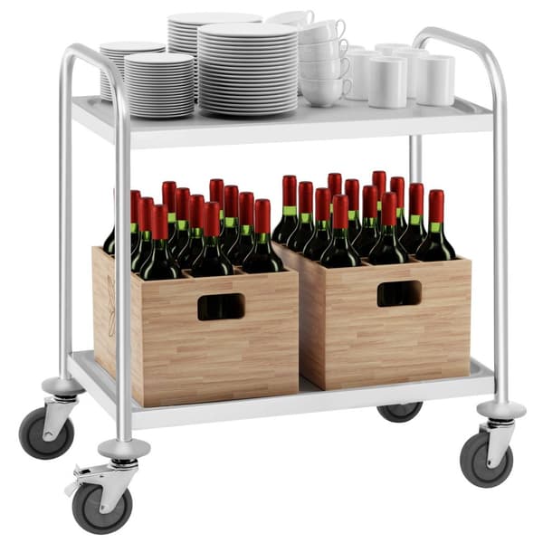 Royal Catering Serveringsvagn - 2 hyllplan - 150 kg