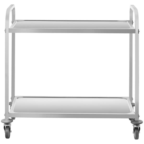 Royal Catering Serveringsvagn - rostfritt stål - 2 hyllplan - 160 kg