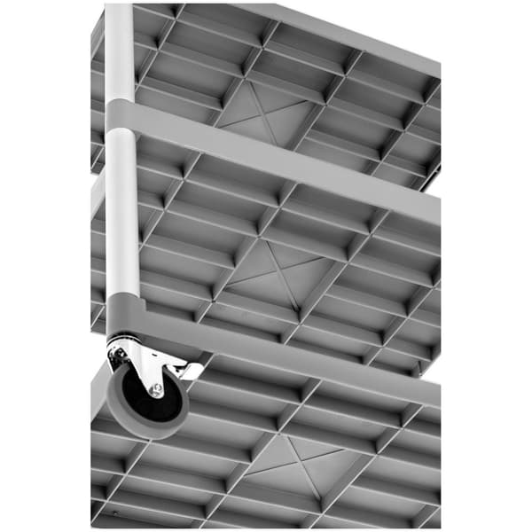 Royal Catering Serveringsvagn plast - 3 hyllplan - upp till 60 kg