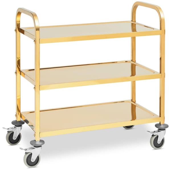 Royal Catering Serveringsvagn - 3 hyllplan - royal_catering - Upp till 240 kg - Hyllplan: 79,5 x 44,5 cm