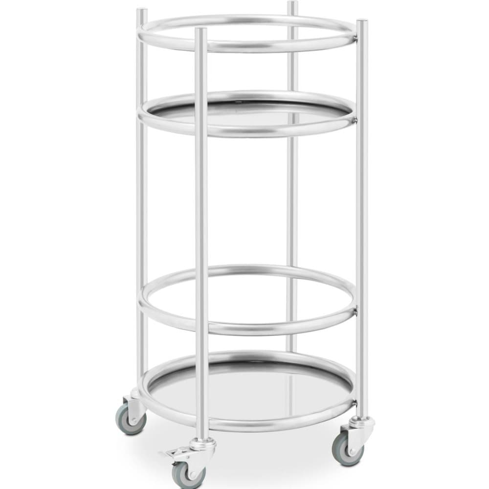 Royal Catering Rund drinkvagn - 2 hyllplan - royal_catering - 150 kg